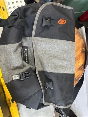 Timbuk2 Black & Gray Messenger Jacket-Style Bag
